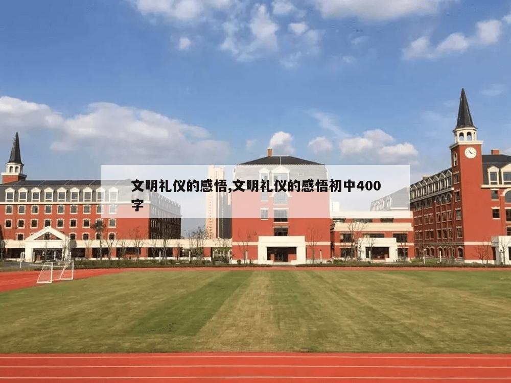 文明礼仪的感悟,文明礼仪的感悟初中400字