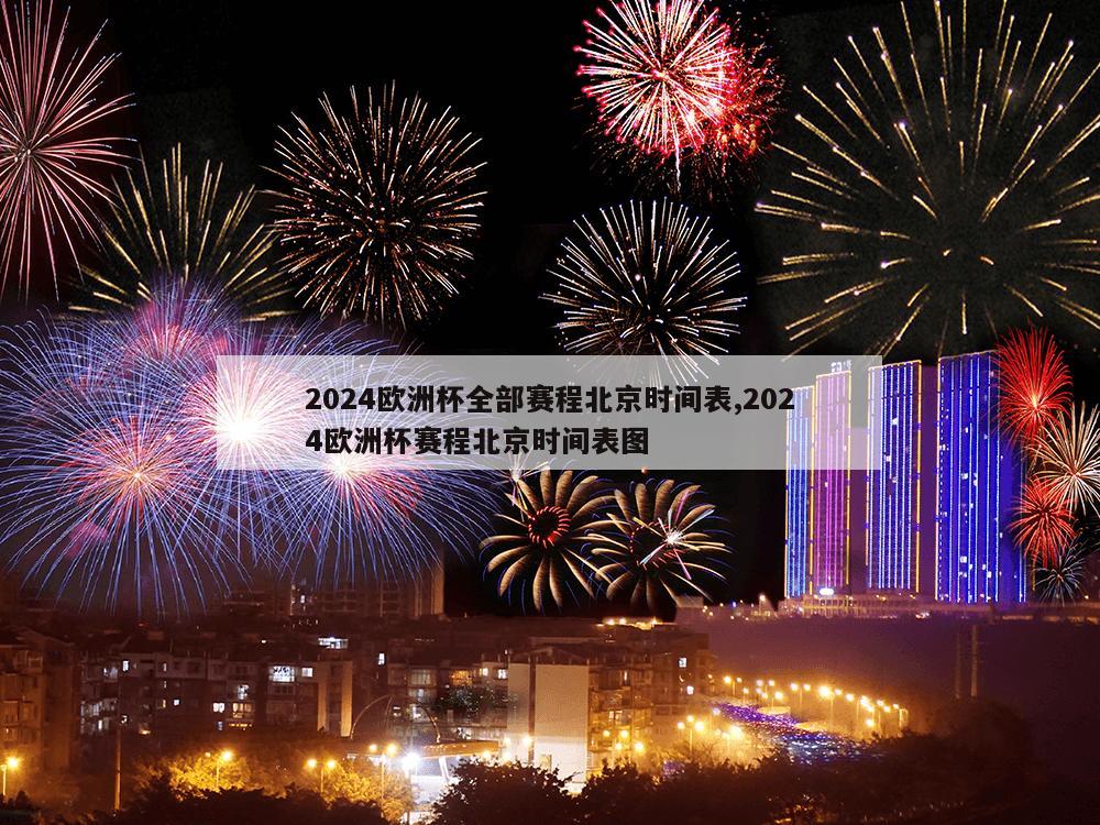 2024欧洲杯全部赛程北京时间表,2024欧洲杯赛程北京时间表图