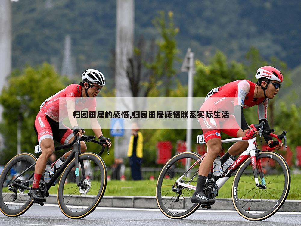 归园田居的感悟,归园田居感悟联系实际生活